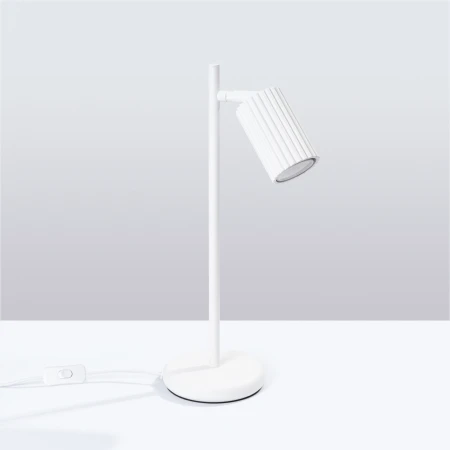 Lampa biurkowa KARBON biała SL.1548 - Sollux