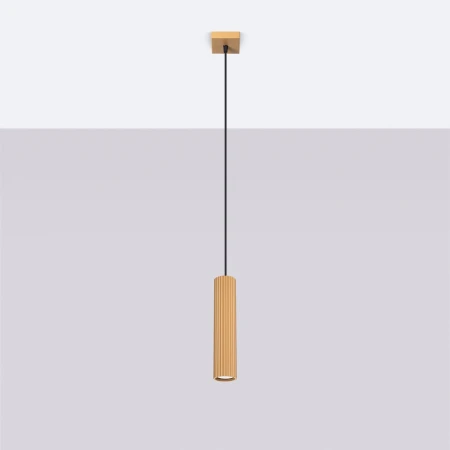 Lampa wisząca KARBON 1 Złoty SL.1554 - Sollux