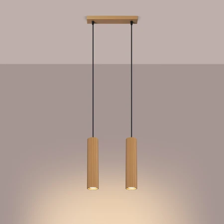 Lampa wisząca KARBON 2 Złoty SL.1555 - Sollux