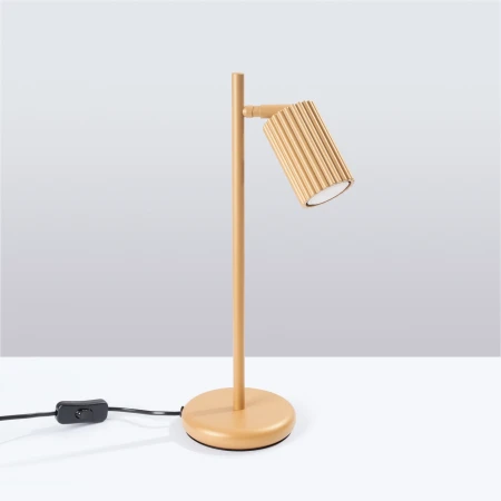 Lampa biurkowa KARBON złota SL.1567 - Sollux