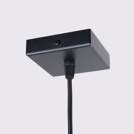 Lampa wisząca KARBON 1 czarny SL.1573 - Sollux