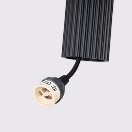 Lampa wisząca KARBON 1 czarny SL.1573 - Sollux