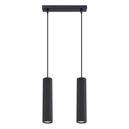 Lampa wisząca KARBON 2 czarny SL.1574 - Sollux