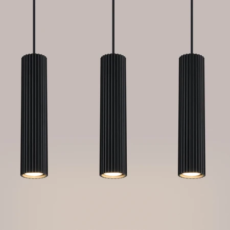 Lampa wisząca KARBON 3L czarny SL.1575 - Sollux