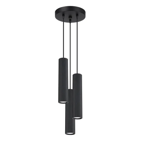 Lampa wisząca KARBON 3P czarny SL.1576 - Sollux