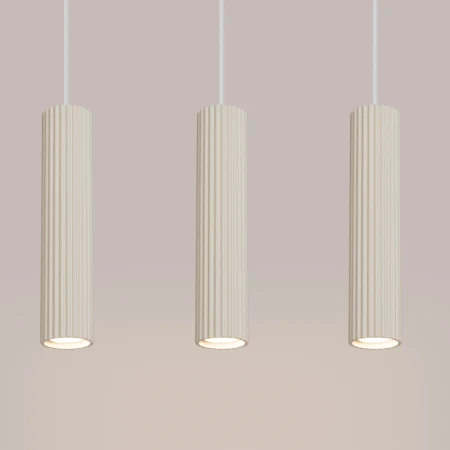 Lampa wisząca KARBON 3L Beżowy SL.1594 - Sollux