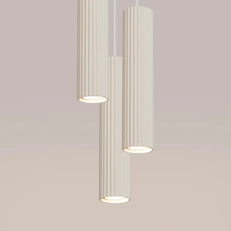 Lampa wisząca KARBON 3P Beżowy SL.1595 - Sollux