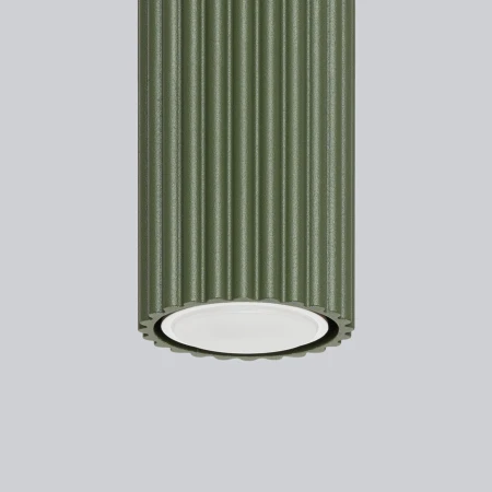 Plafon KARBON 10 zielony oliwkowy SL.1606 - Sollux