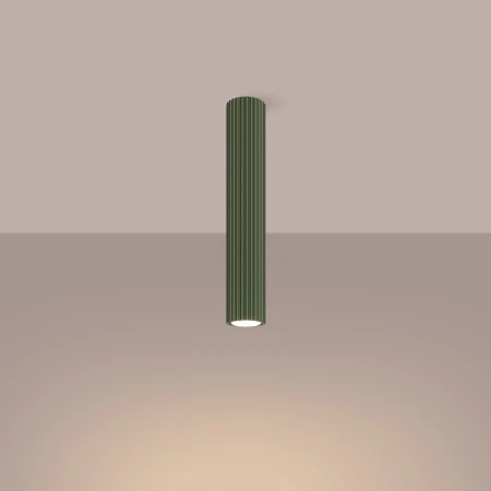 Plafon KARBON 40 zielony oliwkowy SL.1609 - Sollux