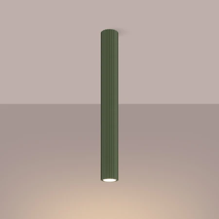 Plafon KARBON 60 zielony oliwkowy SL.1610 - Sollux