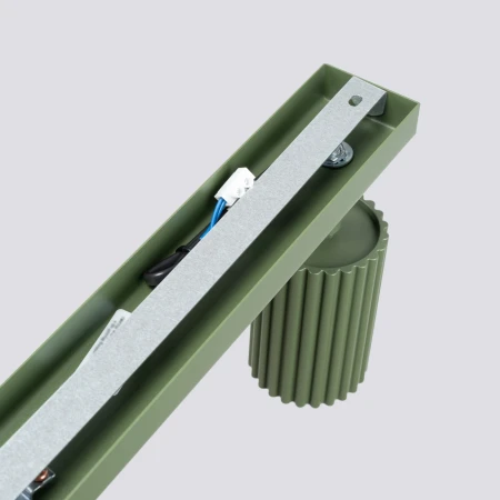 Plafon KARBON 6L zielony oliwkowy SL.1623 - Sollux