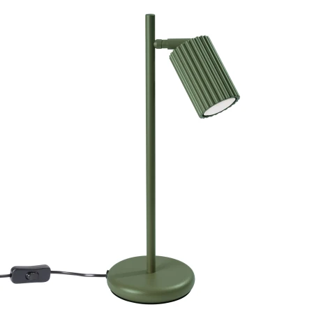 Lampa biurkowa KARBON zielona oliwka SL.1624 - Sollux