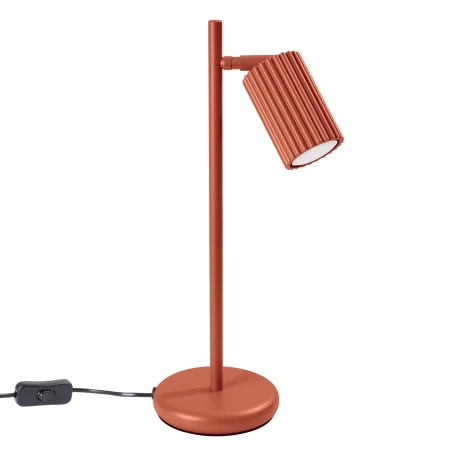 Lampa biurkowa KARBON ochra czerwona SL.1643 - Sollux