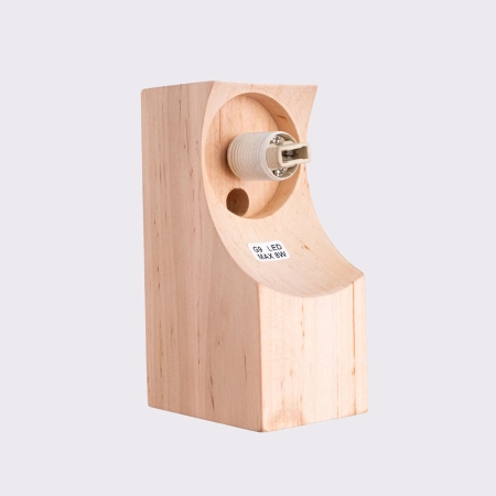 Kinkiet BULBO naturalne drewno SL.1682 - Sollux