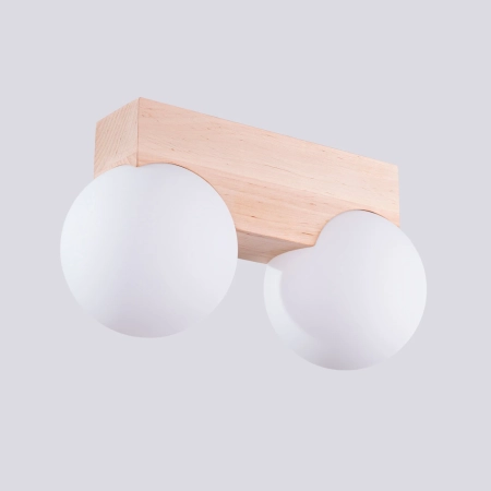 Plafon BULBO 2 naturalne drewno SL.1683 - Sollux