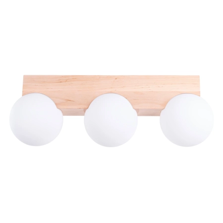 Plafon BULBO 3 naturalne drewno SL.1684 - Sollux