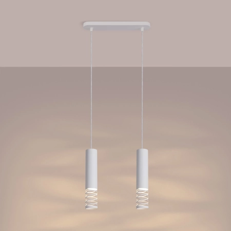 Lampa wisząca LAMI 2 biały SL.1687 - Sollux