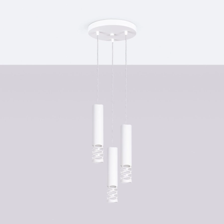 Lampa wisząca LIRO 3P biały SL.1694 - Sollux