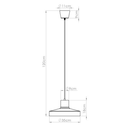 Lampa wisząca BILO biała SL.1702 - Sollux