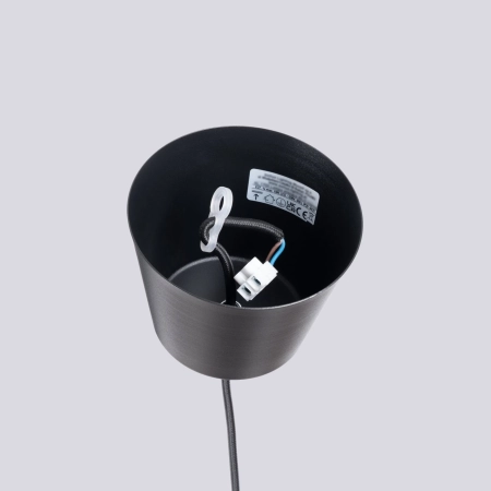 Lampa wisząca BILO czarna SL.1703 - Sollux