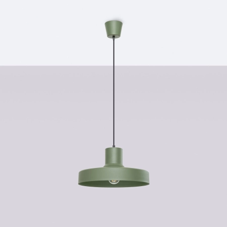 Lampa wisząca BILO zielona oliwka SL.1705 - Sollux
