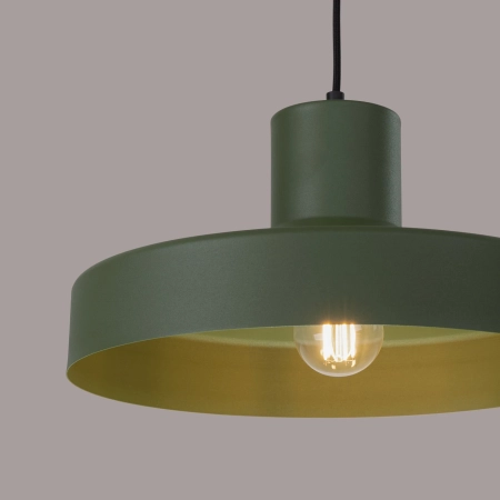 Lampa wisząca BILO zielona oliwka SL.1705 - Sollux