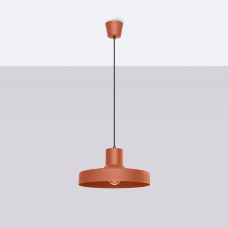 Lampa wisząca BILO ochra czerwona SL.1706 - Sollux