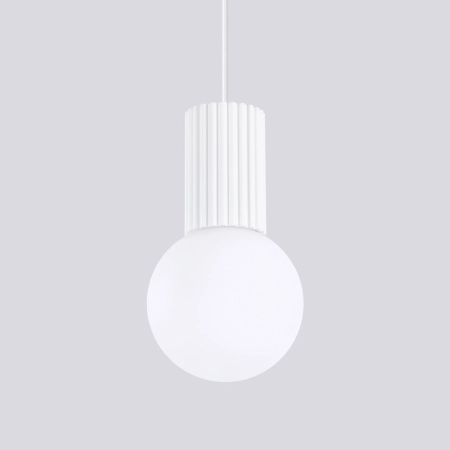 Lampa wisząca HALO 1 biała SL.1709 - Sollux