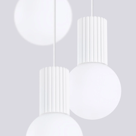 Lampa wisząca HALO 3P biała SL.1710 - Sollux