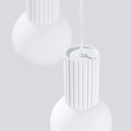 Lampa wisząca HALO 3P biała SL.1710 - Sollux