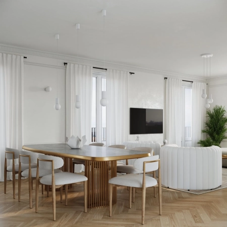 Lampa biurkowa HALO biała SL.1711 - Sollux