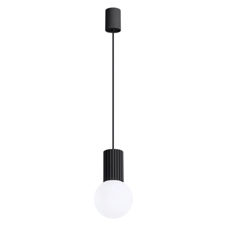 Lampa wisząca HALO 1 czarna SL.1714 - Sollux