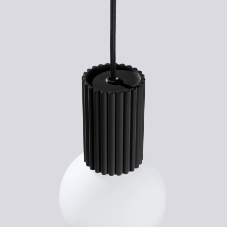 Lampa wisząca HALO 1 czarna SL.1714 - Sollux