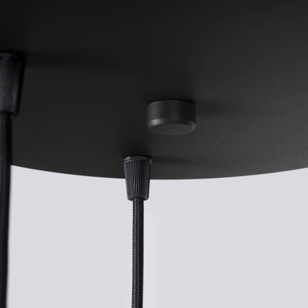 Lampa wisząca HALO 3P czarna SL.1715 - Sollux