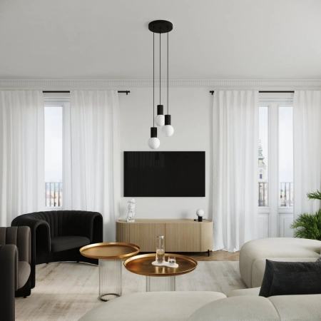 Lampa biurkowa HALO czarna SL.1716 - Sollux