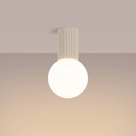 Plafon HALO beżowy IP44 SL.1718 - Sollux
