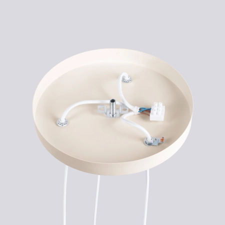 Lampa wisząca HALO 3P beżowa SL.1720 - Sollux