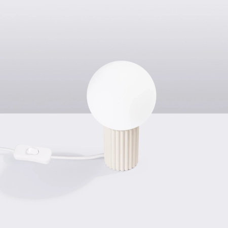 Lampa biurkowa HALO beżowa SL.1721 - Sollux