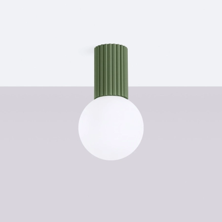 Plafon HALO zielony oliwkowy IP44 SL.1723 - Sollux