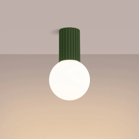 Plafon HALO zielony oliwkowy IP44 SL.1723 - Sollux