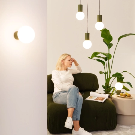 Lampa biurkowa HALO zielona oliwka SL.1726 - Sollux
