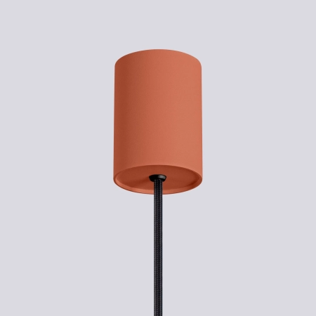 Lampa wisząca HALO 1 ochra czerwona SL.1729 - Sollux