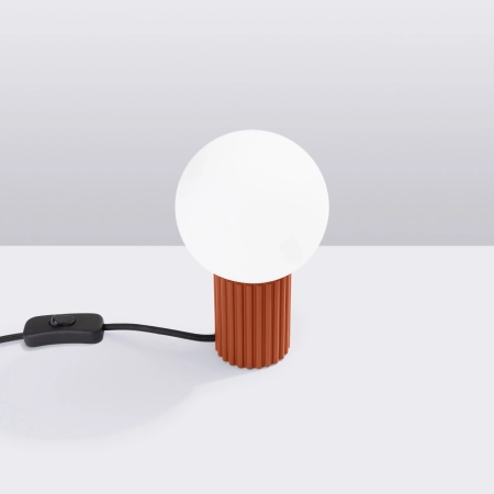 Lampa biurkowa HALO ochra czerwona SL.1731 - Sollux