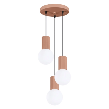 Lampa wisząca HALO 3P mocca SL.1735 - Sollux