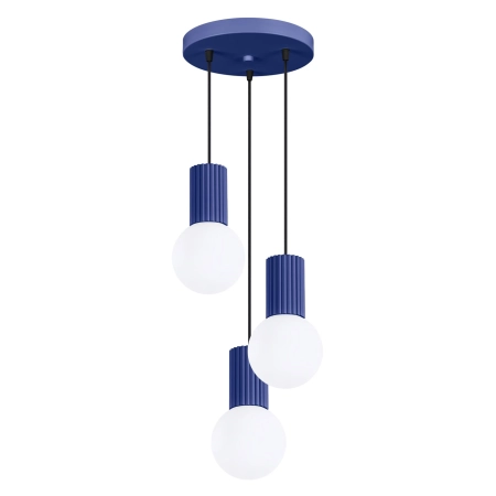 Lampa wisząca HALO 3P ultramaryna SL.1740 - Sollux