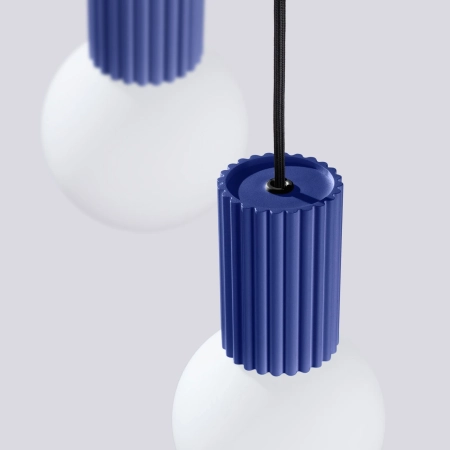 Lampa wisząca HALO 3P ultramaryna SL.1740 - Sollux