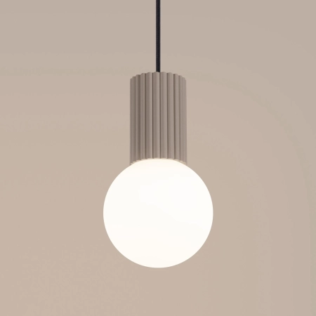 Lampa wisząca HALO 1 taupe SL.1744 - Sollux