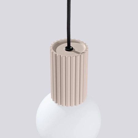 Lampa wisząca HALO 1 taupe SL.1744 - Sollux