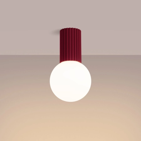 Plafon HALO burgund IP44 SL.1748 - Sollux