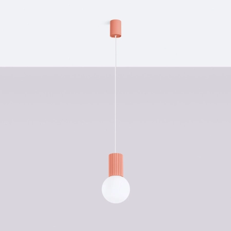 Lampa wisząca HALO 1 brzoskwiniowa SL.1754 - Sollux